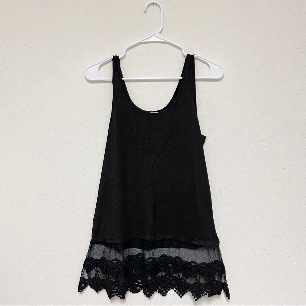 Tank w/ Lace Bottom